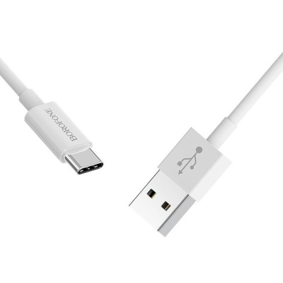 BOROFONE BX22 "Bloom" USB-Type-C 2A 1М белый