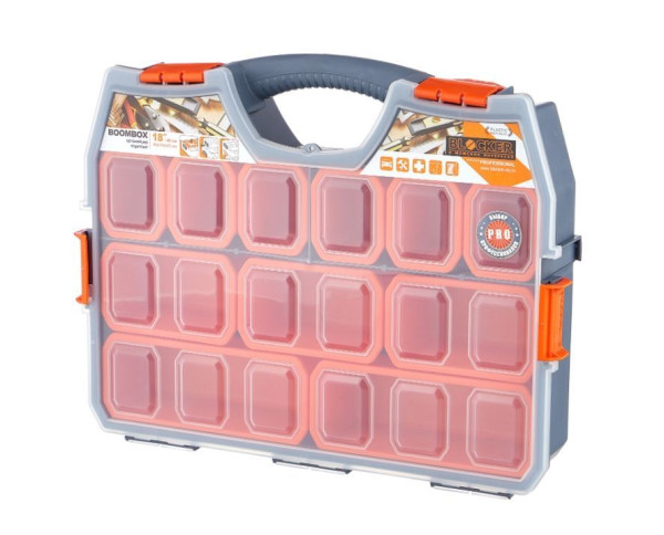 BLOCKER Органайзер Boombox 18"/46 см серо-свинцовый/оранжевый BR3772СРСВЦОР