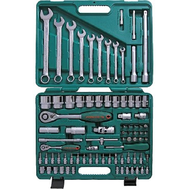 JONNESWAY S04H52482S Набор инструмента универсальный 1/4", 1/2"DR, 82 предмета