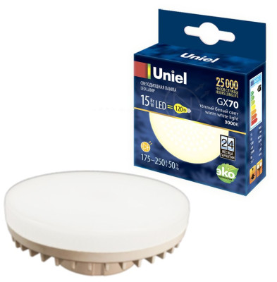 UNIEL LED-GX70-15W/3000K/GX70/FR PLZ01WH