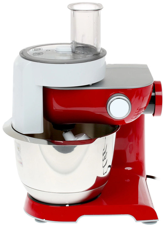 Кухонная машина Bosch Mum5 MUM58720 планетар.вращ. 1000Вт красный/серебристый