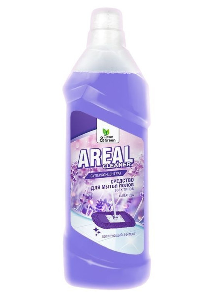CLEAN&GREEN CG8159 Моющее средство для мытья пола Areal "Лаванда" 1 л.