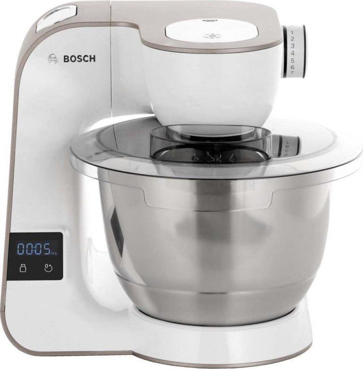 Кухонная машина Bosch Mum5 MUM5XW10 планетар.вращ. 1000Вт белый/бежевый