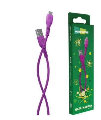 MORE CHOICE (4627151193199) K16a Дата-кабель USB 2.0A для Type-C- 1м фиолетовый