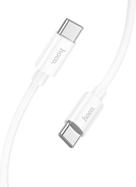 HOCO (6931474783264) силикон 1м USB 3.0A PD 60W для Type-C Type-C White 1 м