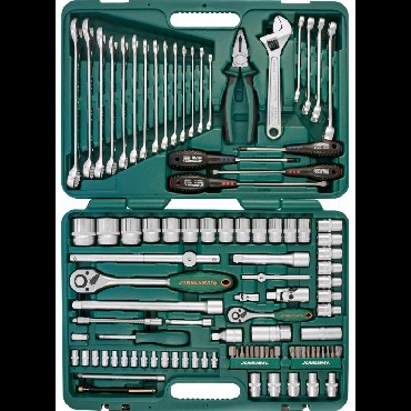 JONNESWAY S04H624101SA (S04H624101SA18) Набор инструмента универсальный 1/4", 1/2"DR, 101 предмет