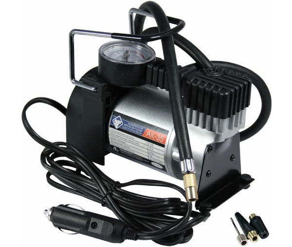NOVA BRIGHT АК-35 Компрессор 35 л/мин., 140 PSI, 12В, металл. корпус, пластик.кейс 47159