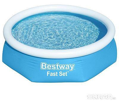 BEST WAY Бассейн надувной 244 х 61 см Bestway 57450