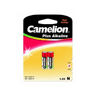 CAMELION (2605) LR1 PLUS ALKALINE BL-2 (LR1-BP2, батарейка,1.5В)