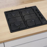 Газовая варочная поверхность Bosch PBP6C6K80Q, 4 конфорки, эмалированная сталь, 7400 Вт