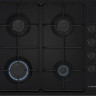 Газовая варочная поверхность Bosch PBP6C6K80Q, 4 конфорки, эмалированная сталь, 7400 Вт