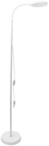 ULTRAFLASH (15737) UF-833 C01 белый (LED cвет-к напольный, настольный, 12Вт, 3 в1, круг)