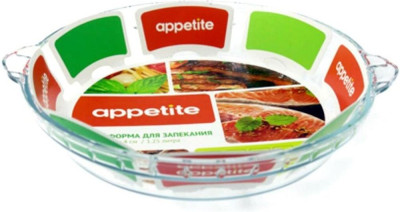 APPETITE PL15 стекл круг 22х4см/1,25л с руч