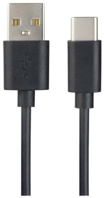 PERFEO (U4703) USB A вилка - Type-C вилка, 2.4A, черный, длина 1 м., Type-C ONE