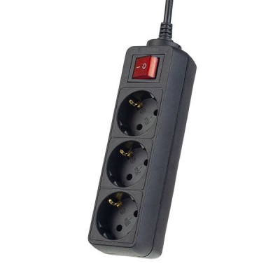 PERFEO (PF_A4676) "POWERMATE" - 3 роз - 1,8м - черный