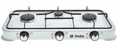 DELTA D-2207 Газ. плита трехконфорочная белый