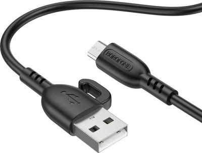 BOROFONE (6974443389906) BX91mUSB 2.4A microUSB черный - 1,0m