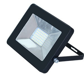 ECOLA JPBV30ELB 30,0W 220V 4200K IP65 тонкий Черный 188х132х17