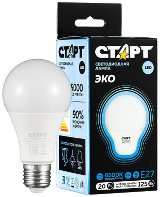 СТАРТ LEDGLSE27 20W 65 WS