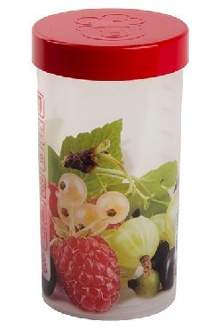 OURSSON JA55146/RD емкость для жидких и сыпучих продуктов 1л.