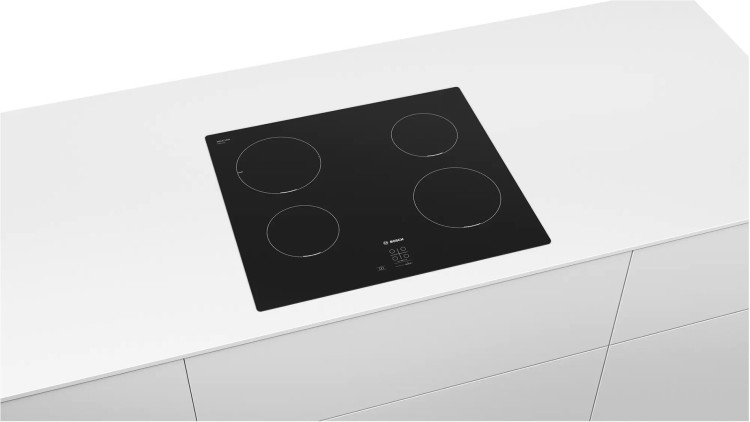 Индукционная варочная поверхность Bosch PUG611AA5E, 4 конфорки, стеклокерамика, 4600 Вт