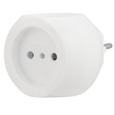 REXANT (11-1063) Тройник эл Шар 220 В 6 А белый