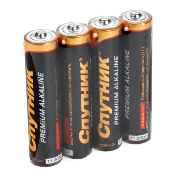 СПУТНИК PREMIUM ALKALINE LR03/4S/96