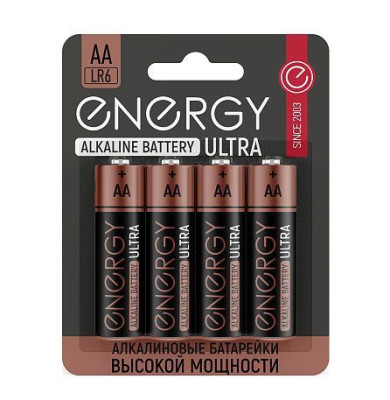 ENERGY Батарейка алкалиновая Energy Ultra LR6/4B (АА) (104405)
