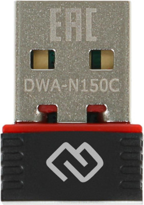DIGMA Сетевой адаптер Wi-Fi DWA-N150C USB 2.0