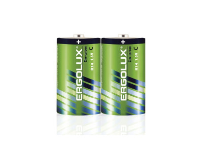 ERGOLUX (14335) R14 SR2 (R14SR2, батарейка,1.5В)