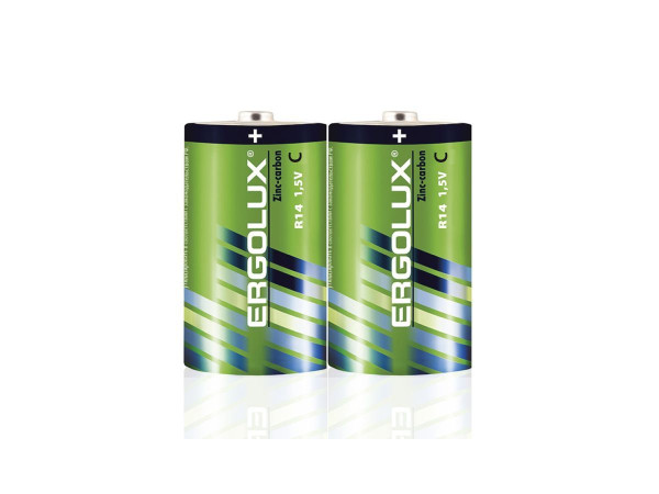 ERGOLUX (14335) R14 SR2 (R14SR2, батарейка,1.5В)