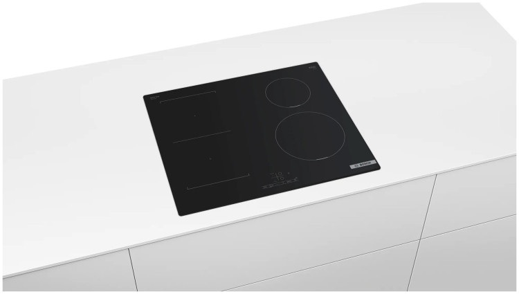 Индукционная варочная поверхность Bosch PWP611BB5E, 4 конфорки, стеклокерамика, 4600 Вт
