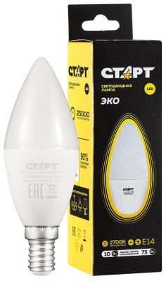 СТАРТ LEDCANDLEE14 10W 30 WS