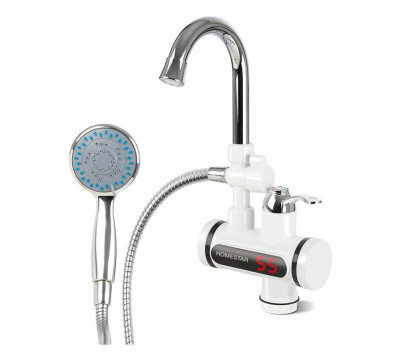 HOMESTAR Водогрей проточный кран+душ HomeStar HS-0113D 104394