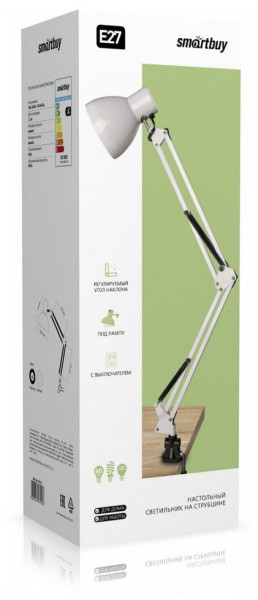 SMARTBUY (SBL-DLc-E27-w) светильник E27 , белый