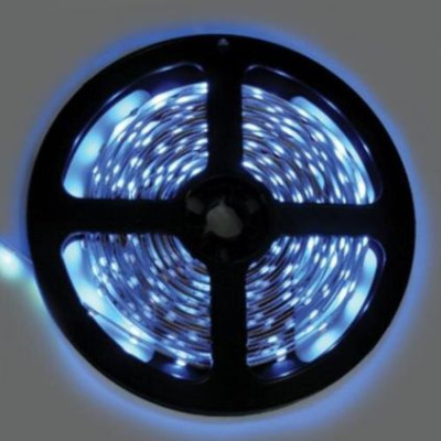 ECOLA P2LB05ESB 4,8W/m 12V IP20 8mm  синяя светодиодная лента на катушке 5м.