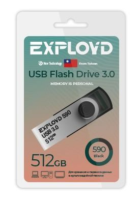 EXPLOYD EX-512GB-590-Black USB 3.0