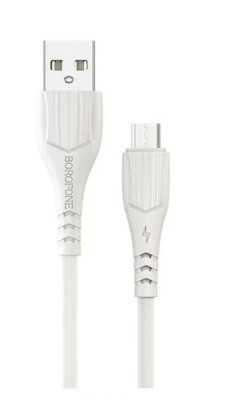 BOROFONE (6931474720887) BX37 USB-microUSB 2.4A 1M - белый