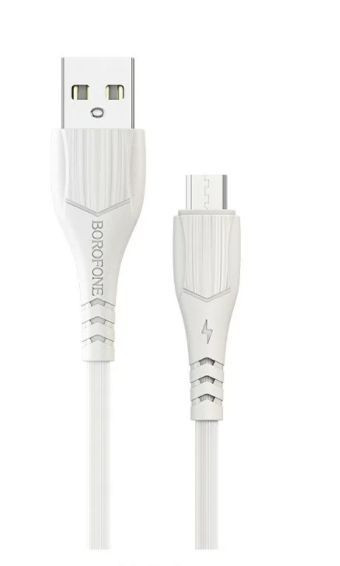 BOROFONE (6931474720887) BX37 USB-microUSB 2.4A 1M - белый