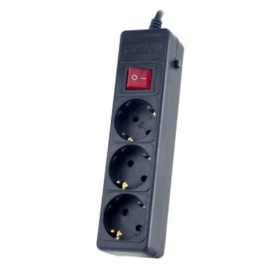 PERFEO (PF_A4664) "POWER+" - 3 роз - 1,8м - черный
