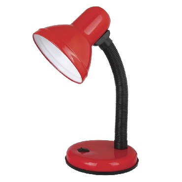 ULTRAFLASH UF-301P С04 красный (Светильник настольный,230V 60W)