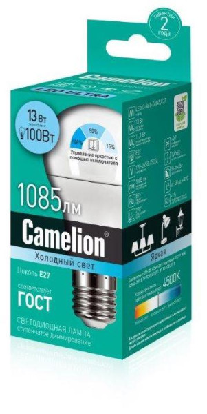 CAMELION (14728) LED13-A60/SDB/E27