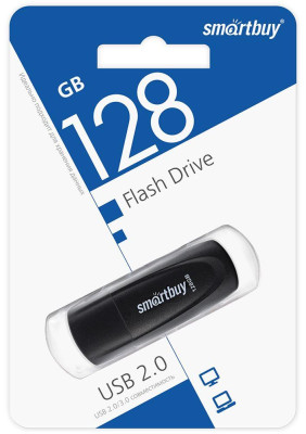 SMARTBUY (SB128GB2SCK) UFD 2.0 128GB Scout Black