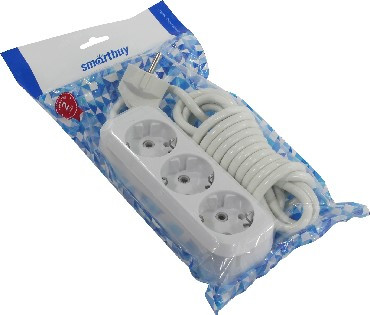 SMARTBUY (SBE-16-3-1.5-Z) 3 гнз х 1,5 м (16А/3.5кВт, ПВС 3х1.0)