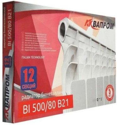АКВАПРОМ BI 500/80 B20 12 секций