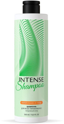 CLEAN&AMP;GREEN Шампунь для волос INTENSE укрепляющий (для всех типов волос) 500 мл. (флип-топ) Clean&Green CG8395