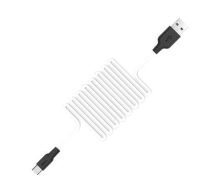 HOCO (6957531071402) X21 USB (m) - Type-C (m) 1.0m - белый/черный