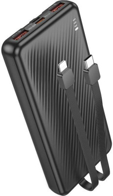 BOROFONE (6941991111853) BJ57 10000mAh 2USB+Type-C 2.4A 22.5W+PD 20W , Black