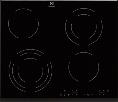 Электрическая варочная панель Electrolux EHF 6343 FOK, черный