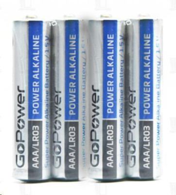 GOPOWER (00-00017749) LR03 AAA BOX20 SHRINK 4 ALKALINE 1.5V